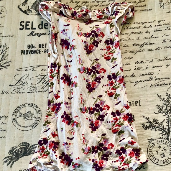 Express Floral Ruffle Tank - Picture 4 of 4